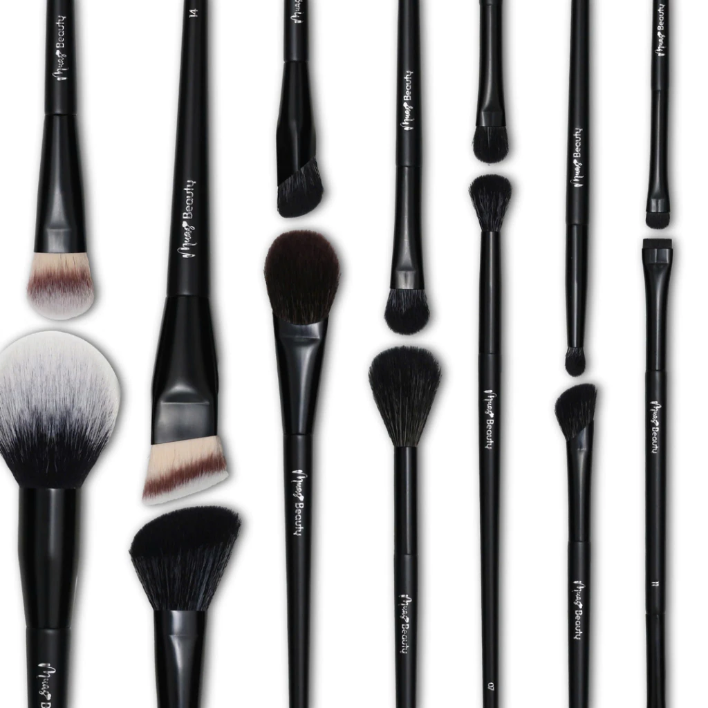 Bộ Cọ Trang Điểm Cá Nhân MUAs Beauty 15 Cây Thân Đen