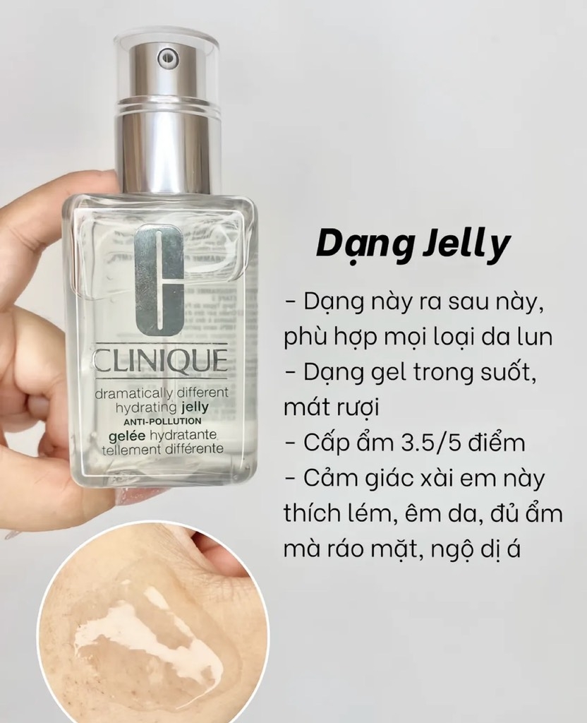 Kem Dưỡng Ẩm Clinique Dramatically Different Hydrating Jelly