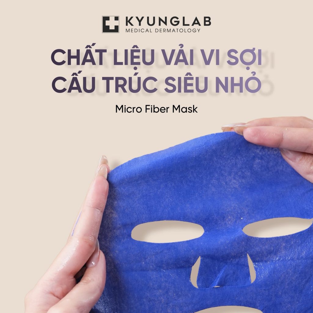 Mặt Nạ KyungLab Cica Ultra Claming Mask – Hỗ Trợ Phục Hồi, Làm Dịu, Cấp Ẩm (Tím)