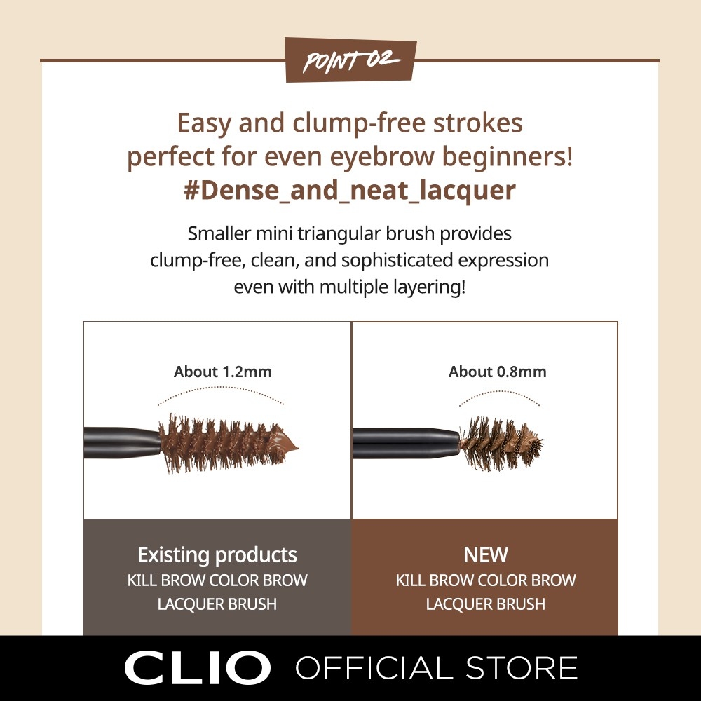 Mascara Chải Chân Mày Clio Kill Brow Color Brow Lacquer 6G
