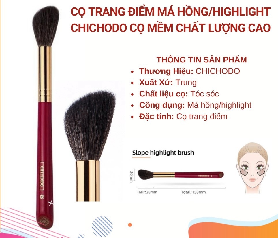 Cọ Lẻ Chichodo Cán Đỏ