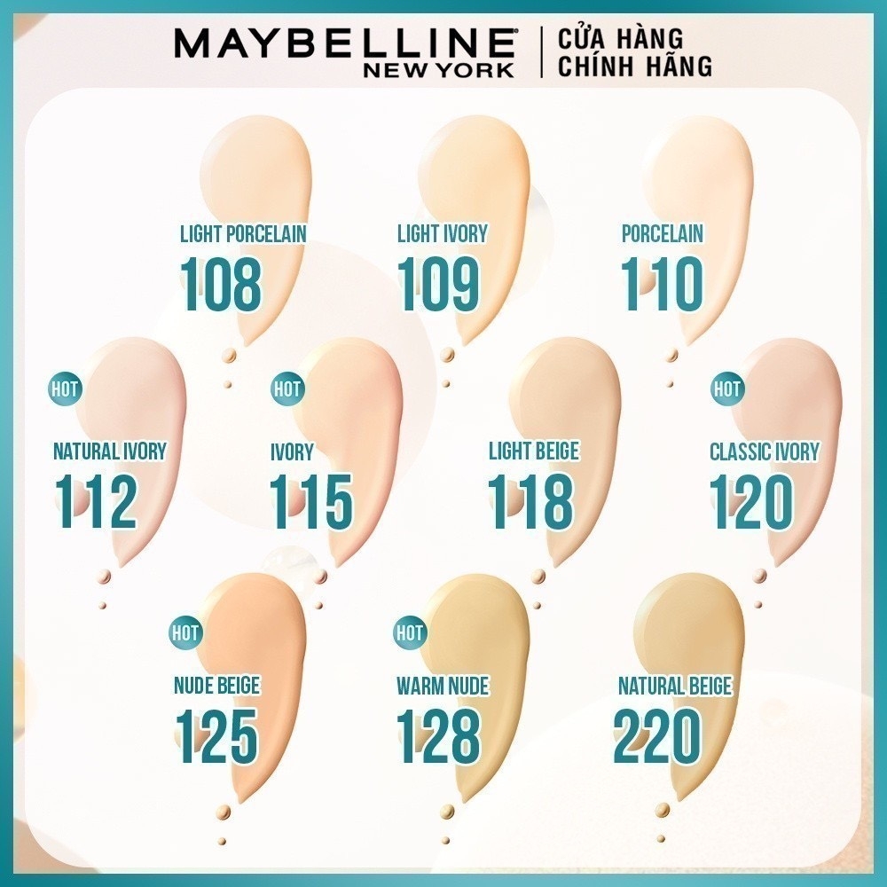 Kem Nền Maybelline Fit Me Matte & Poreless Foundation