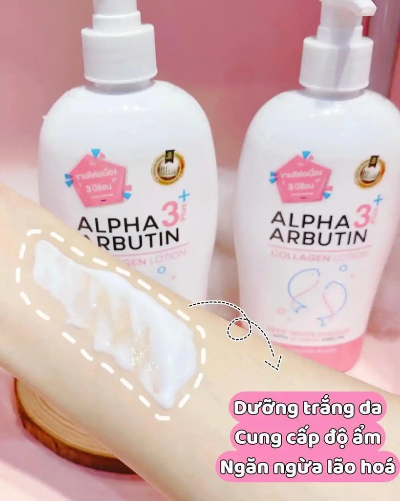 Sữa Dưỡng Thể Trắng Da Precious Skin Alpha Arbutin Collagen Lotion 3+Plus