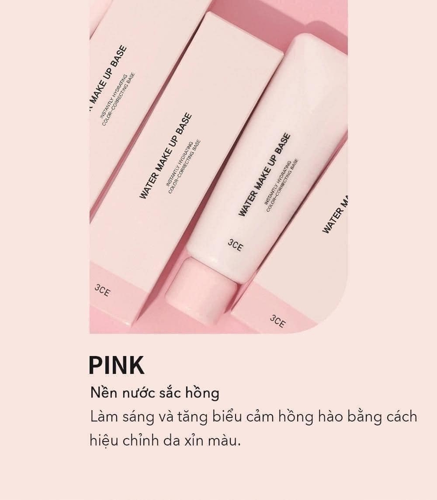Kem Lót 3CE Water Make Up Base 45ml