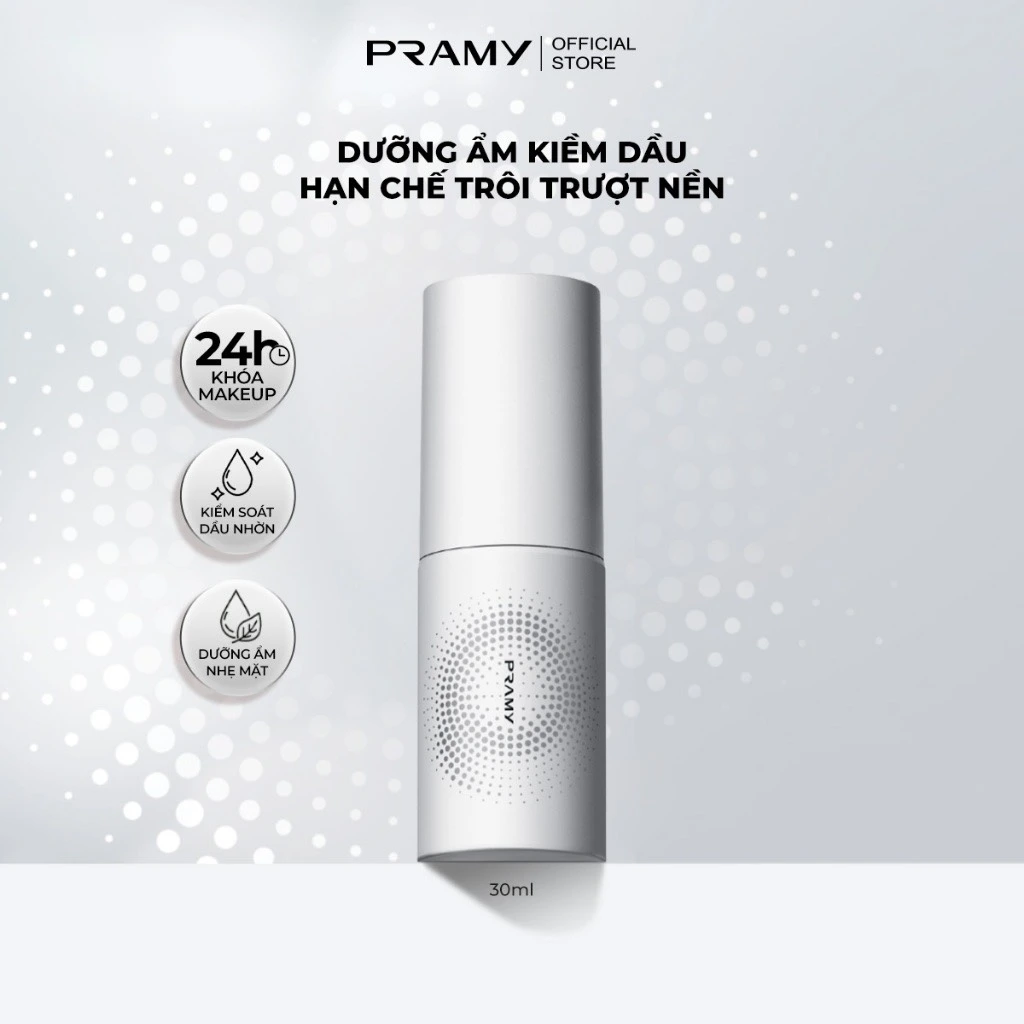 Xịt Khóa Trang Điểm Dưỡng Ẩm Căng Bóng Pramy Moisturizing Makeup Setting Spray (DEWY FINISH)