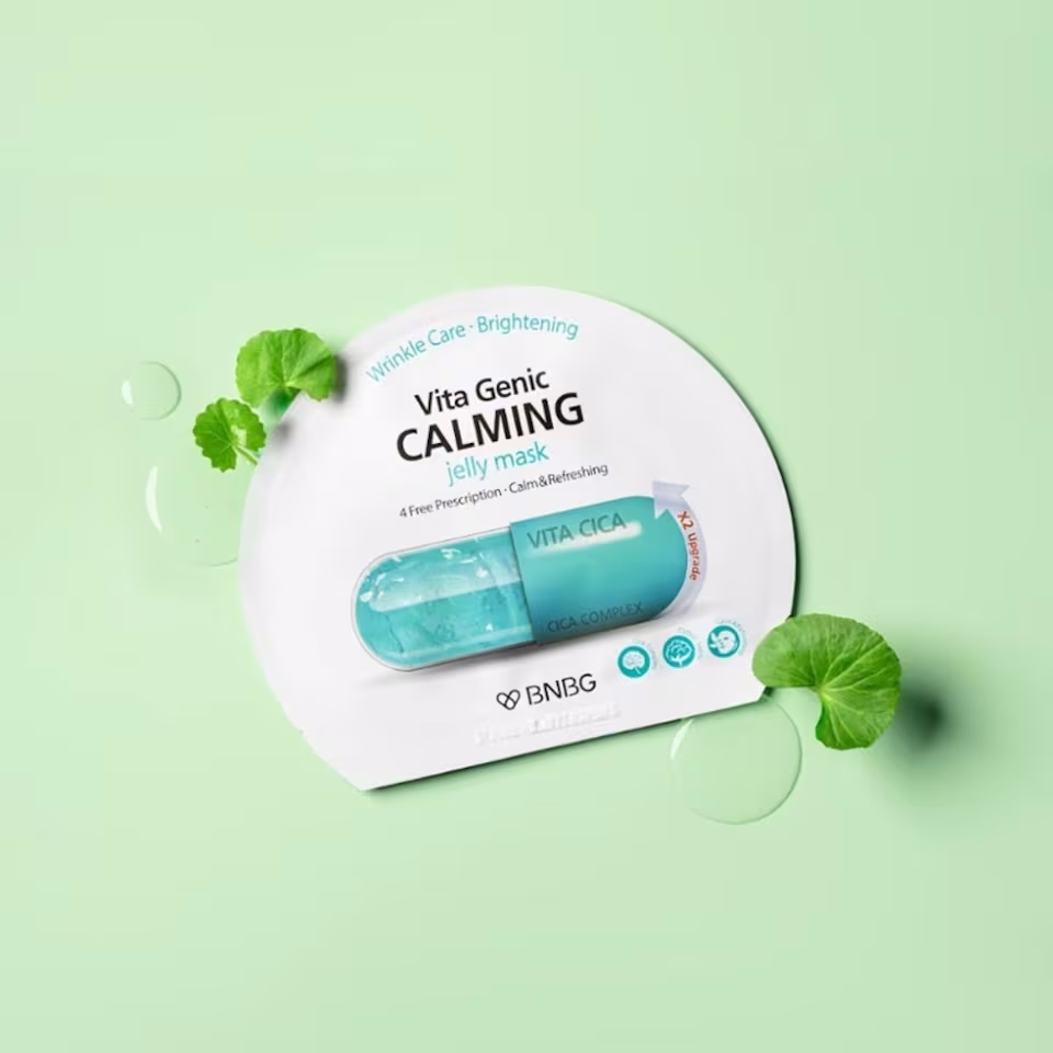 Mặt Nạ Miếng BNBG Dưỡng Ẩm, Hỗ Trợ Dưỡng Trắng, Cải Thiện Làn Da Hàn Quốc Vita Genic Jelly Mask(Xanh Ngọc)