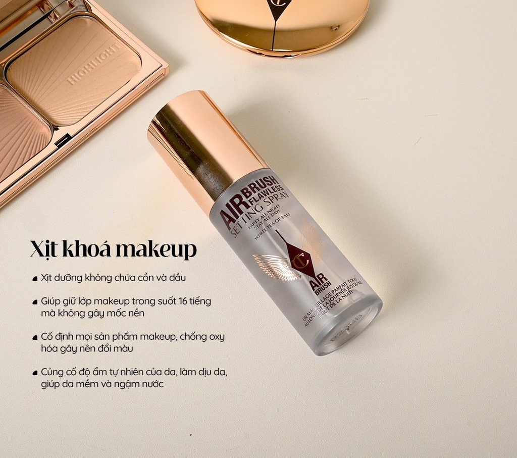 Set Charlotte Tilbury Flawless Look Birthday (3 món)