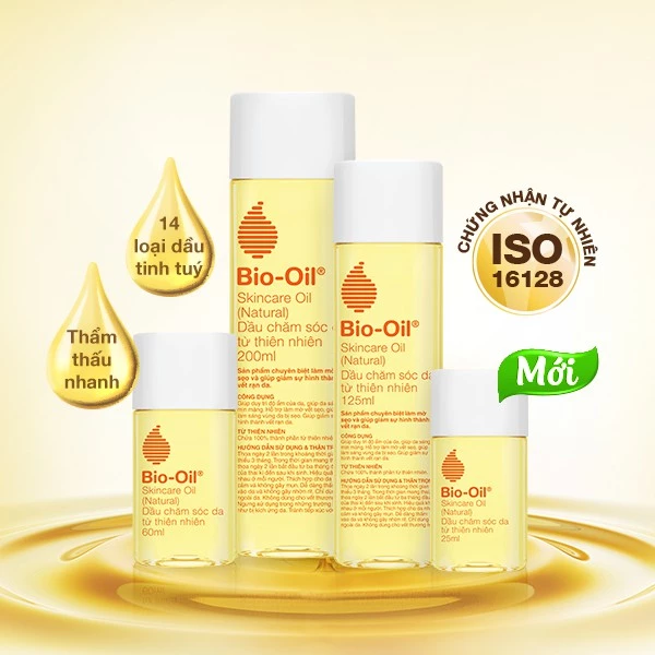 Dầu Chăm Sóc Da Từ Thiên Nhiên Giúp Giảm Rạn Da Cho Da Nhạy Cảm Bio-Oil Skincare Oil (Natural)
