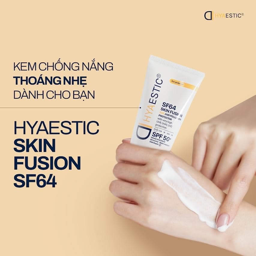 Kem Chống Nắng  Hyaestic Skin Fusion SF64 Sun And Pollution Protector SPF50+