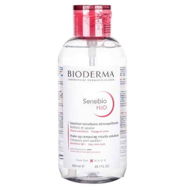 Nước Tẩy Trang Bioderma Sensibio H2O (Hồng)