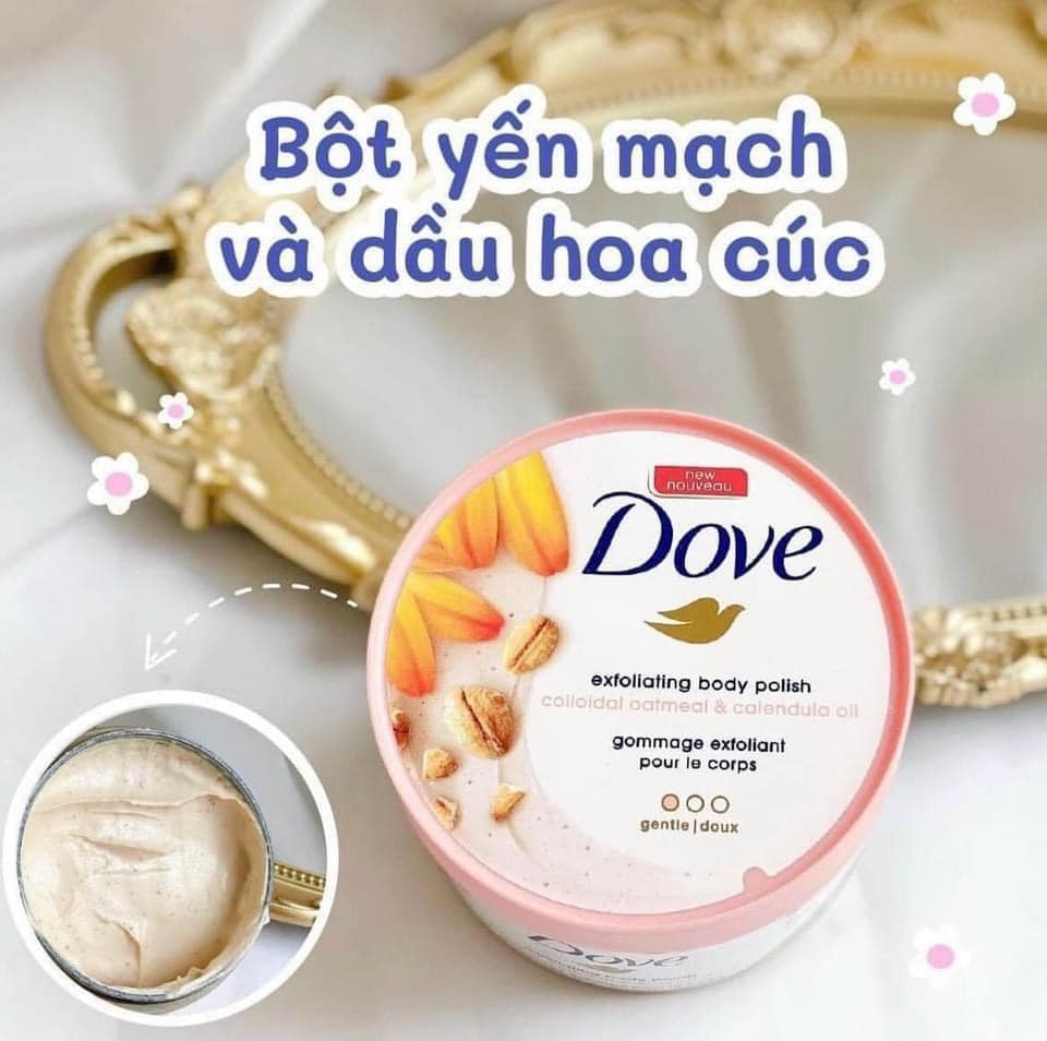 Tẩy Da Chết Dành Cho Body Dove Exfoliating Body Polish 298g Mỹ