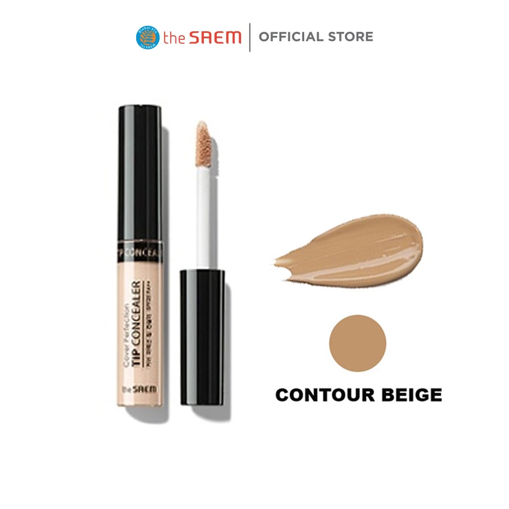 Che Khuyết Điểm The Saem Cover Perfection Tip Concealer SPF28/PA++ 6.5g