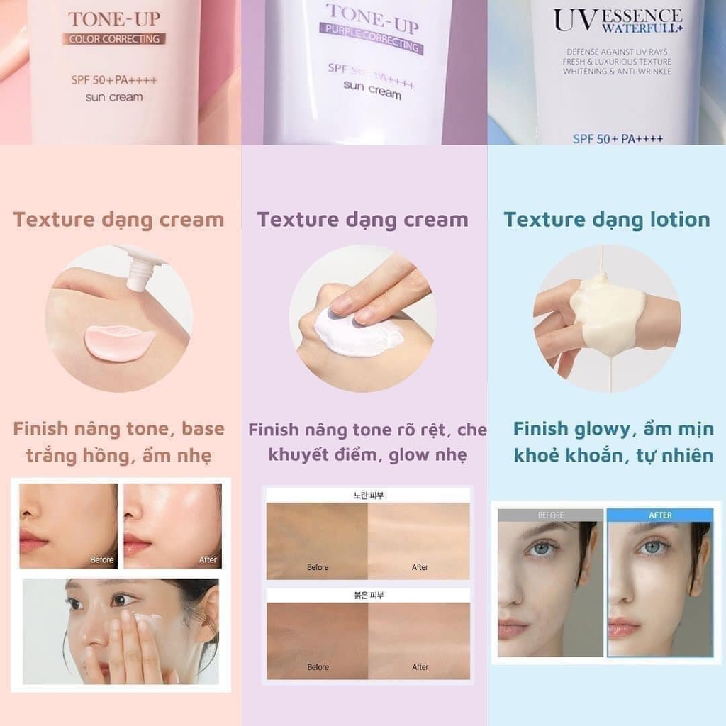 Kem Chống Nắng Nâng Tone d'Alba Waterfull Tone-up Sunscreen 50ml