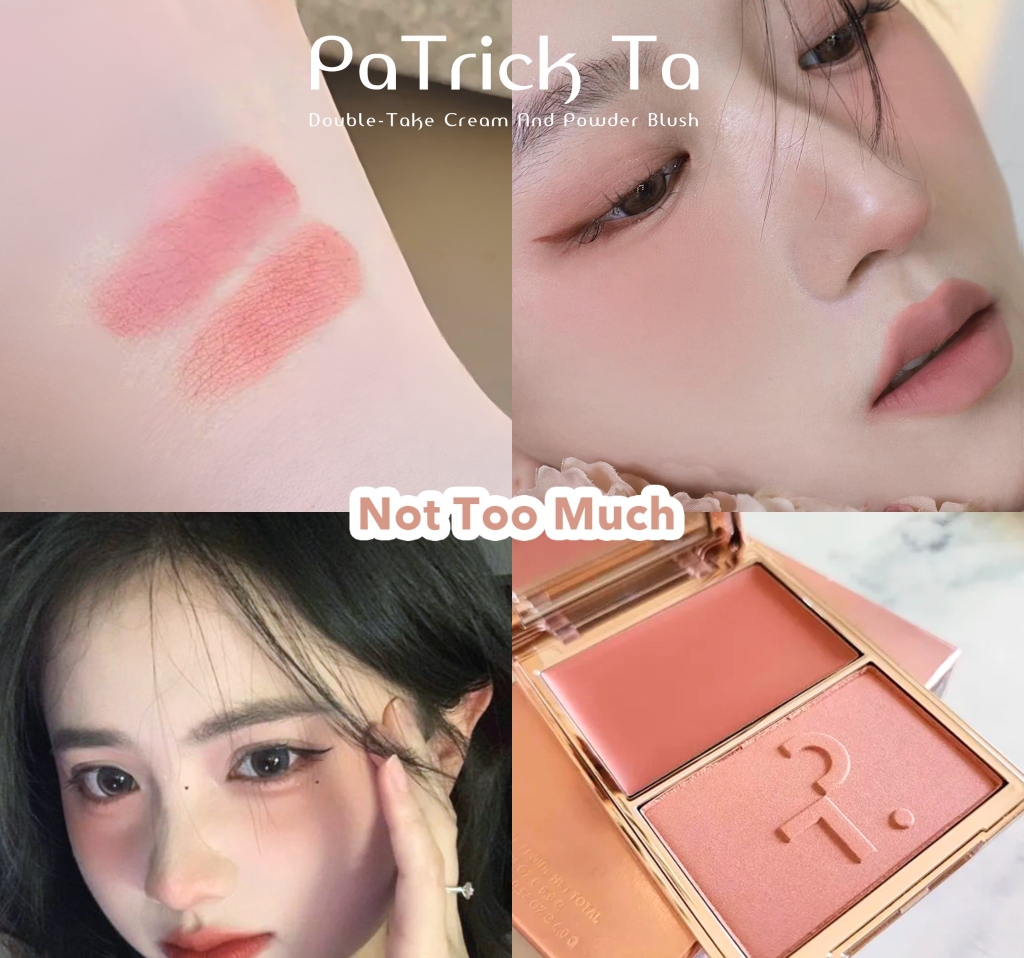 Má Hồng PaTrick Ta Double-Take Cream And Powder Blush Duo