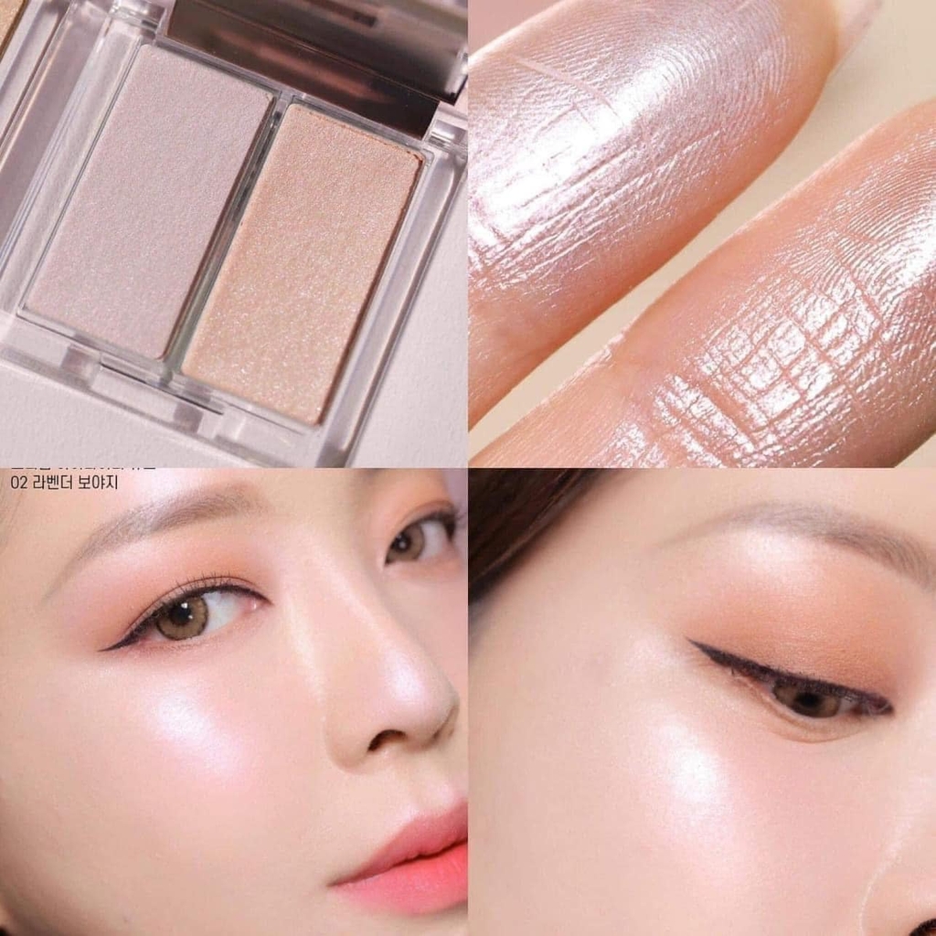 Phấn Bắt Sáng Clio Prism Highlighter Duo