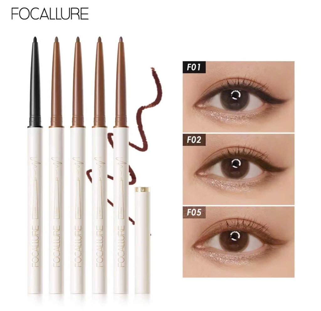 Chì Kẻ Mắt Focallure Dạng Gel 1.7mm Đầu Mảnh Chống Thấm Nước
