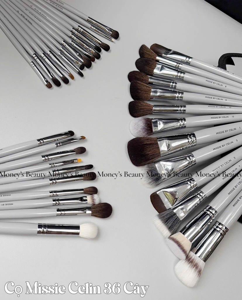 Bộ Cọ Trang điểm Chuyên Nghiệp Celin Star Angel 36 cây
