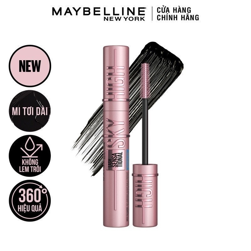 Chuốt Mi Maybelline Lash Sensational Sky High Waterproof Mascara