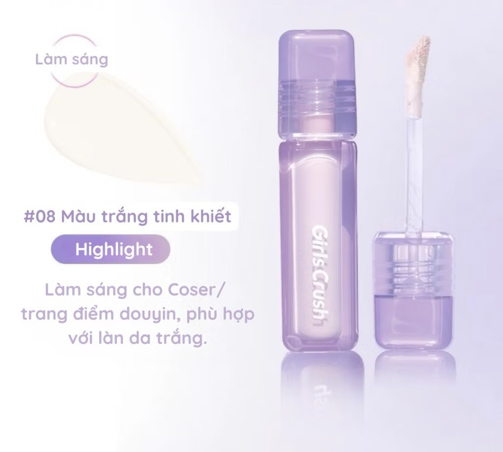 Kem Che Khuyết Điểm Girls Crush Watery Velvet Liquid Concealer