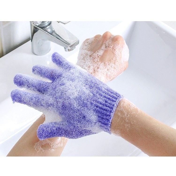 Găng Tay Tắm Tẩy Tế Bào Chết Đa Năng Chống Trượt Làm Sạch, Làm Sáng Da Body