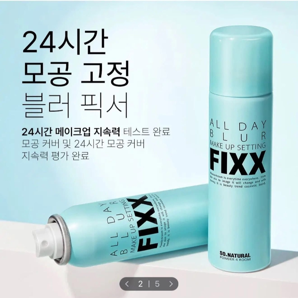 Xịt Khóa Nền Mịn Lì So Natural All Day BLUR Make Up Setting Fixx