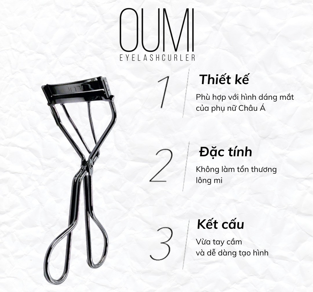 Bấm Kẹp Mi Oumi  Charm Local Eyelash Curler  No 7233B