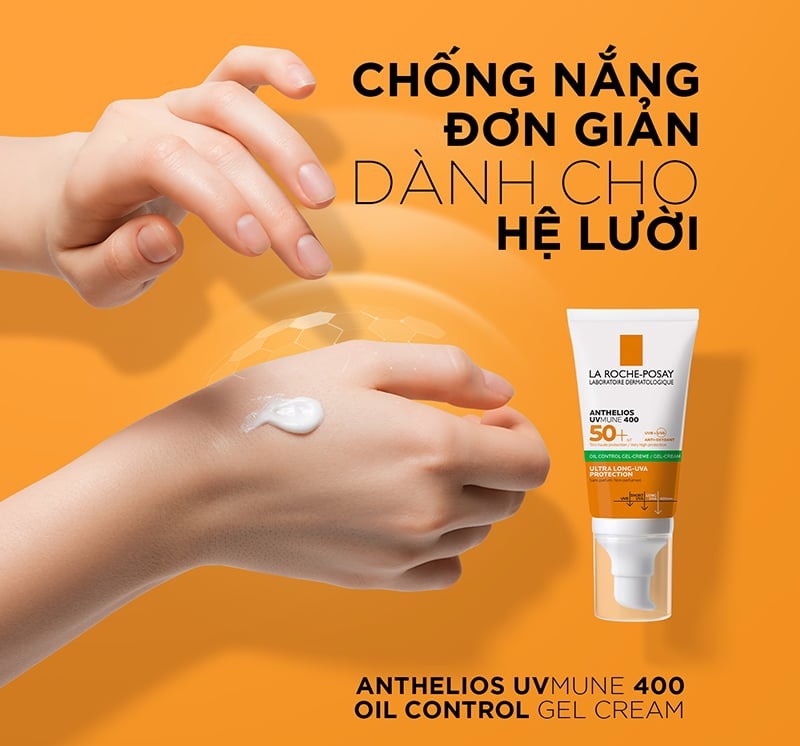 Kem chống nắng La Roche-Posay Gel Creme Anti Brillance SPF50 50ml