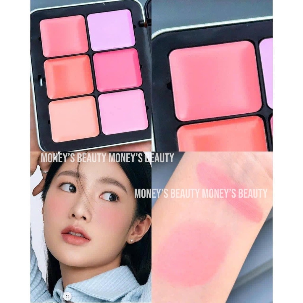Bảng Má Hồng kem Mona Blush Palette 12 Ô