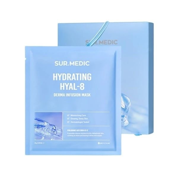 Mặt Nạ Cấp Ẩm Sur.Medic Derma Infusion Mask Hydrating Hyal-8 28g