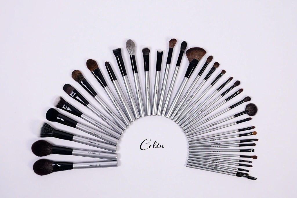 Bộ Cọ Trang điểm Chuyên Nghiệp Celin Star Angel 36  Lông hú Cao Cấp
