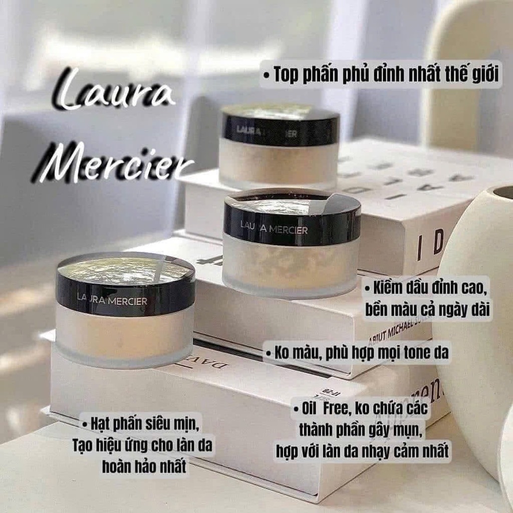 Phấn Phủ Không Màu Dạng Bột Laura Mercier Loose Setting Powder