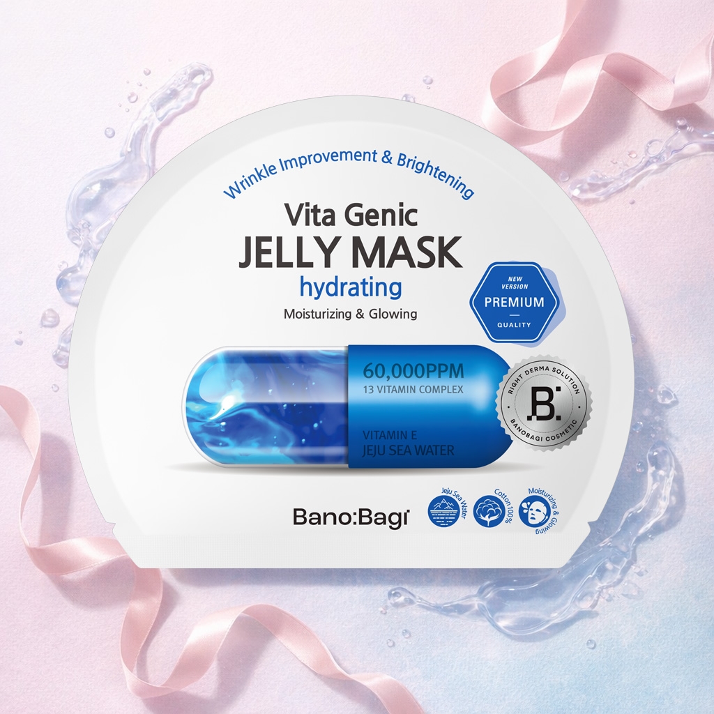 Mặt Nạ Cấp Ẩm  Banobagi Vita Genic Jelly Mask Hydrating 30g (Xanh dương)