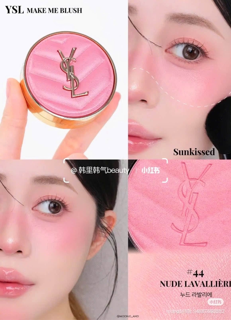 Phấn Má Hồng YSL Yves Saint Laurent Make Me Blush 24H Buildable Powder Blush