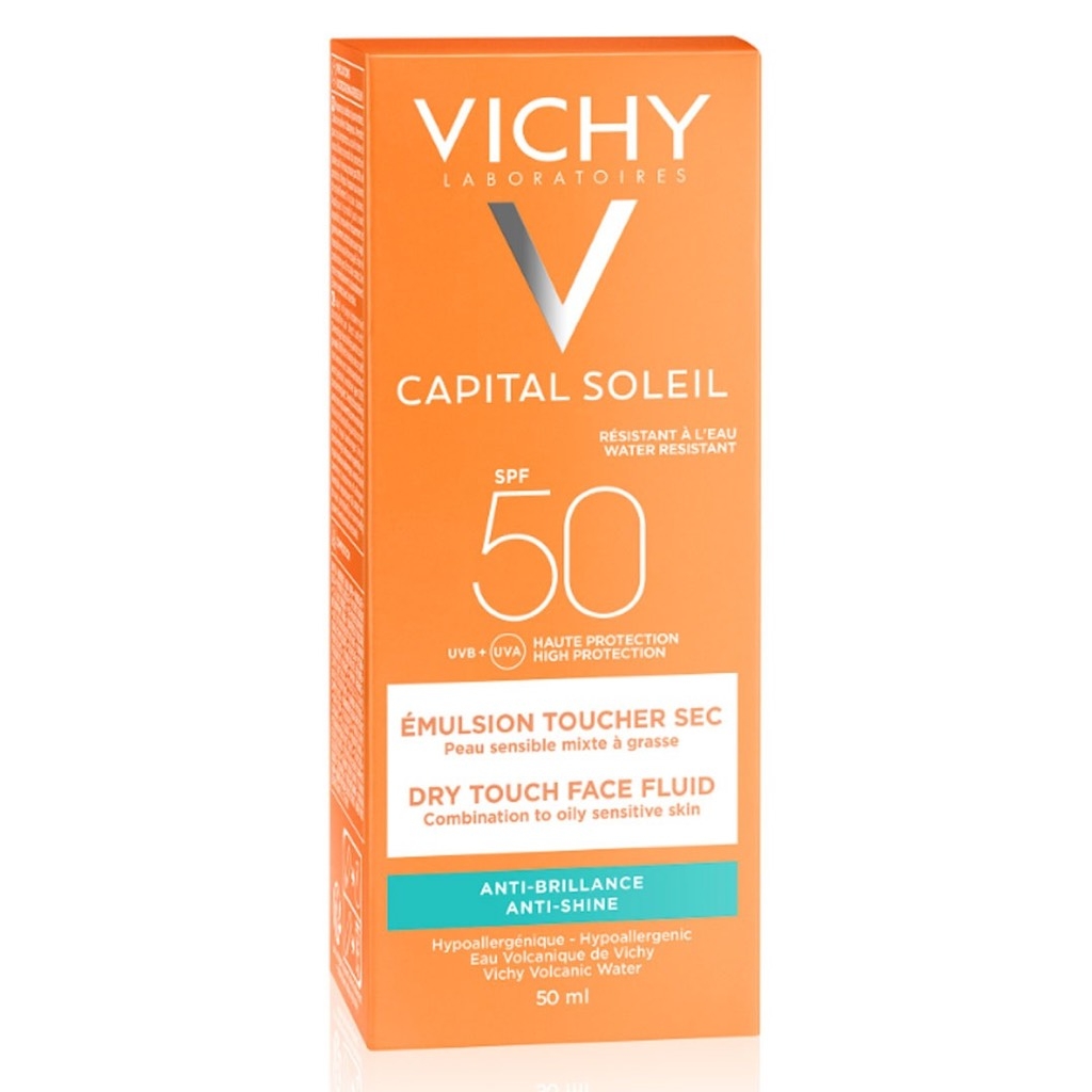 Kem Chống Nắng Vichy Capital Soleil Mattifying Dry Touch Face Fluid SPF50 UVB+UVA