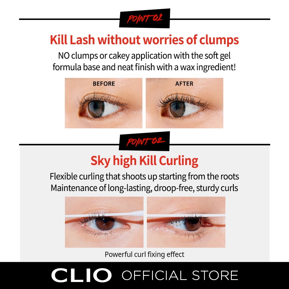 Chuốt Mi Clio Kill Lash Superproof Mascara 7G