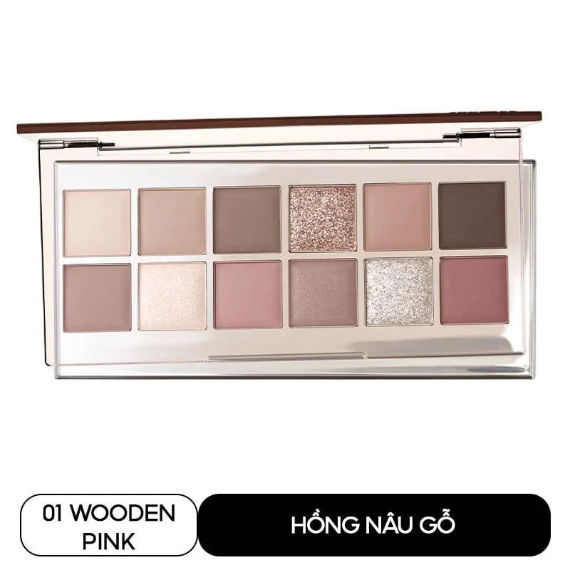 Bảng Phấn Mắt 12 Ô Joocyee Shades Eyeshadow Palette 14g