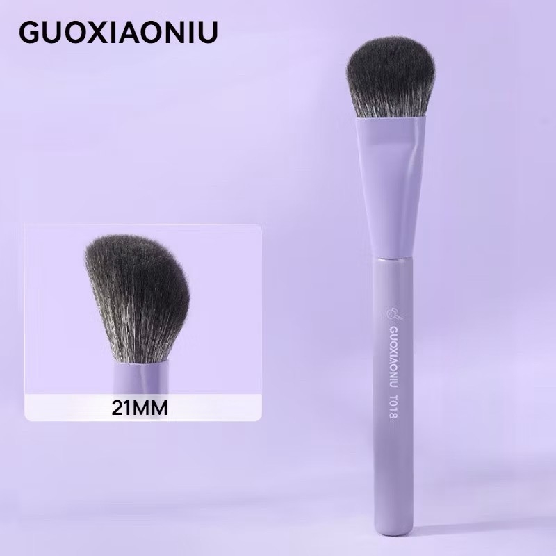 Cọ Phủ phấn cọ Má Hồng Guoxiaoniu T018 Bunny Sloped Blush