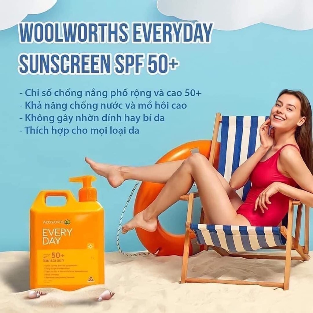 Kem Chống nắng Woolworths Everyday 50SPF