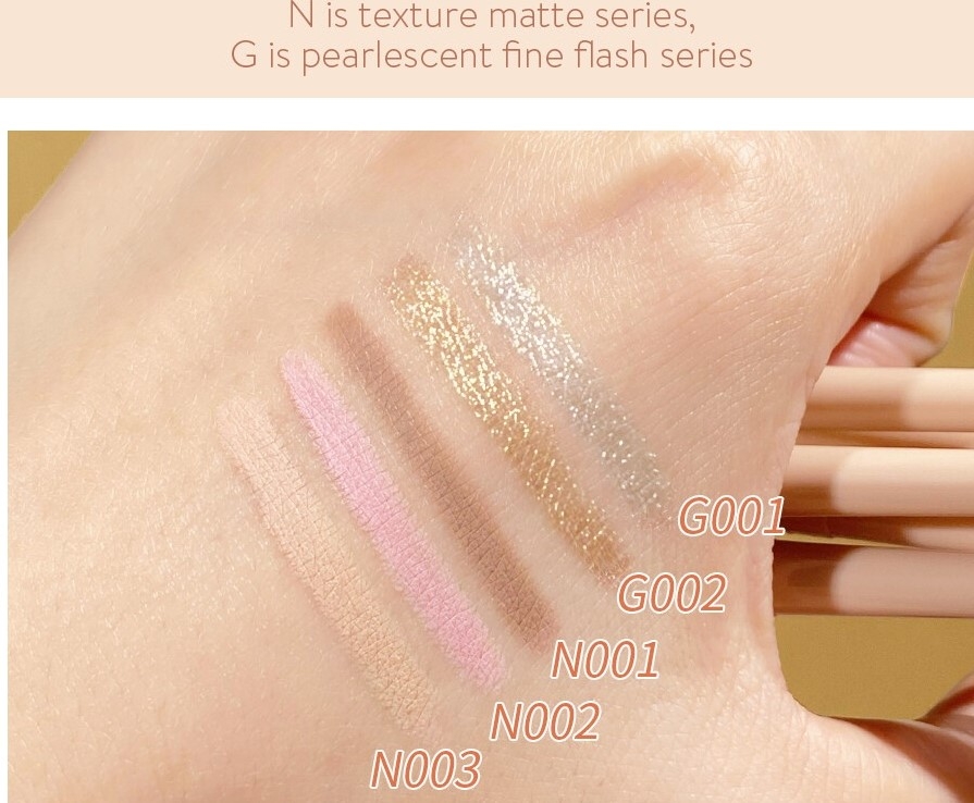 Nhũ Mắt GECOMO Lying Silkworm Pen Glitter High Shine Eyeshadow Pen