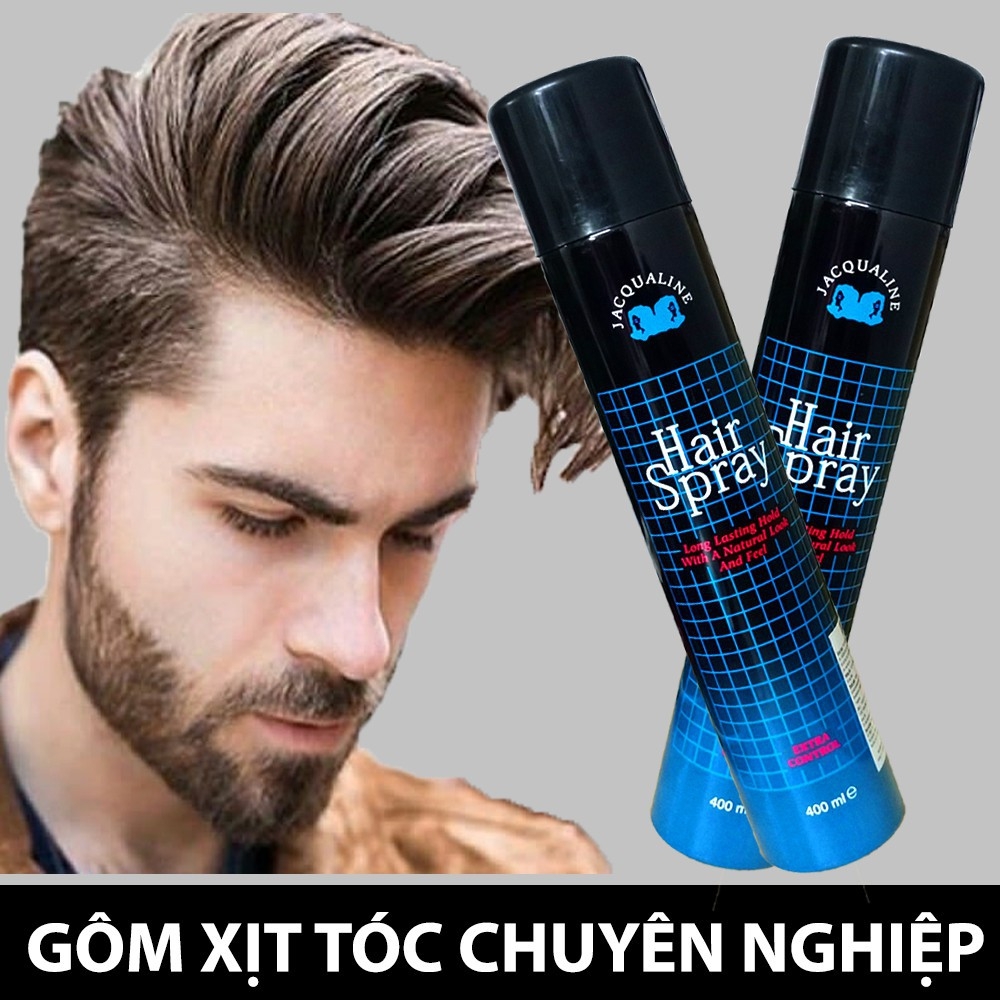 Keo Đen Xịt Tóc Jacqualine Long Lasting Hold Hair Spray