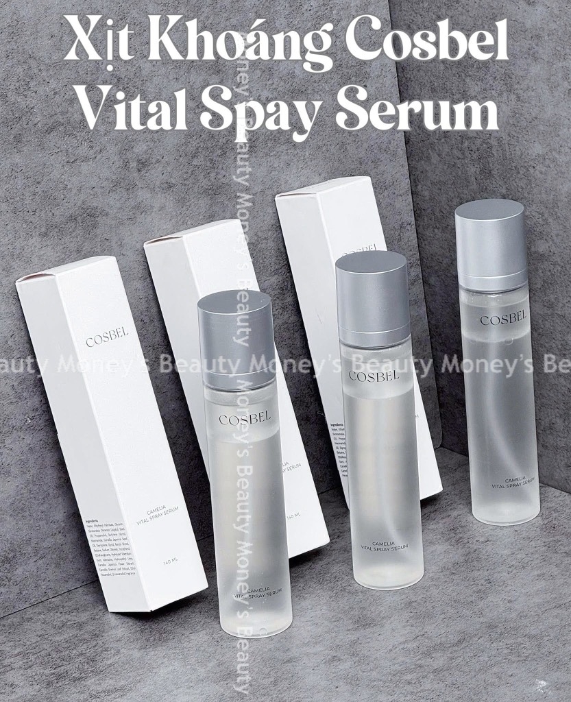 Xịt Khoáng Cấp Ẩm k Camelia Vital Spray Serum