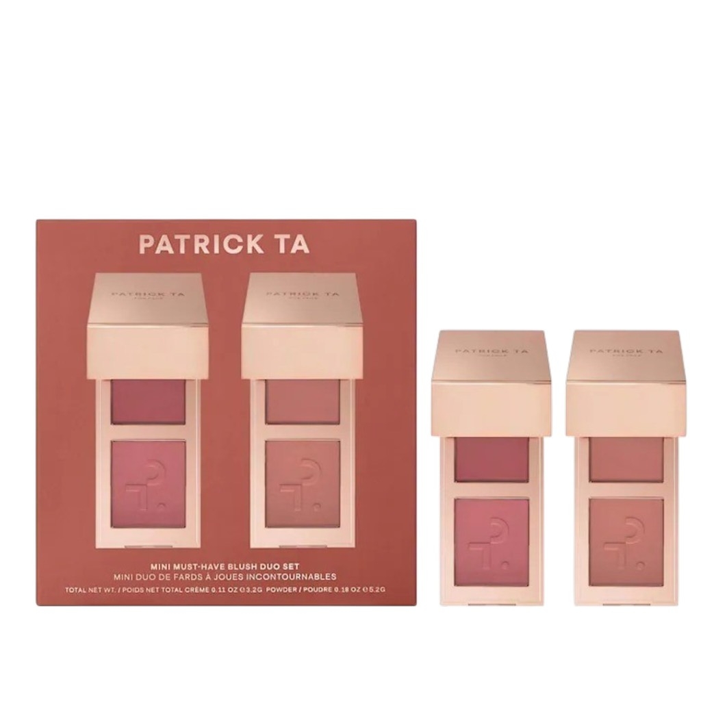 Set Phấn Má Hồng Patrick Ta Mini Must Have Major Headlines Double Take Crème & Powder Blush Duo