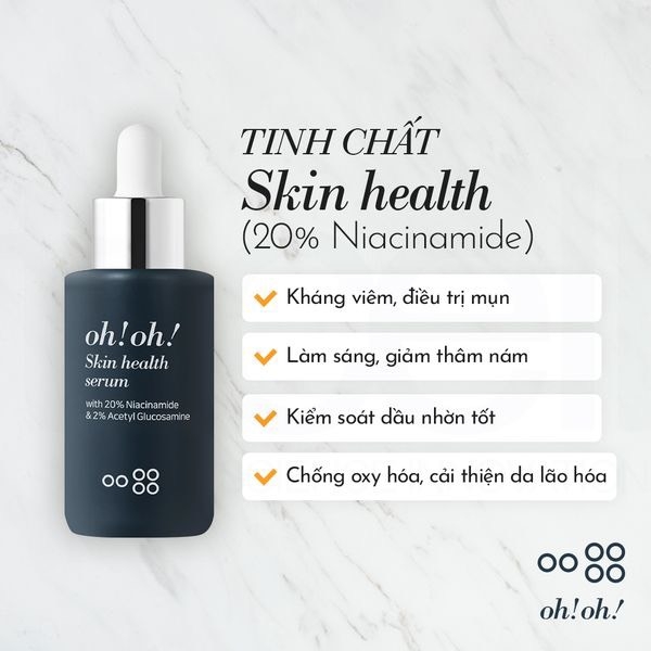 Tinh Chất Dưỡng Sáng Da, Giảm Thâm Nám oh!oh! Skin Health Serum