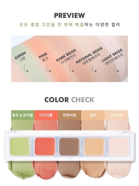 Bảng Che Khuyết Điểm 5 ô CATRICE Allround Concealer Palette