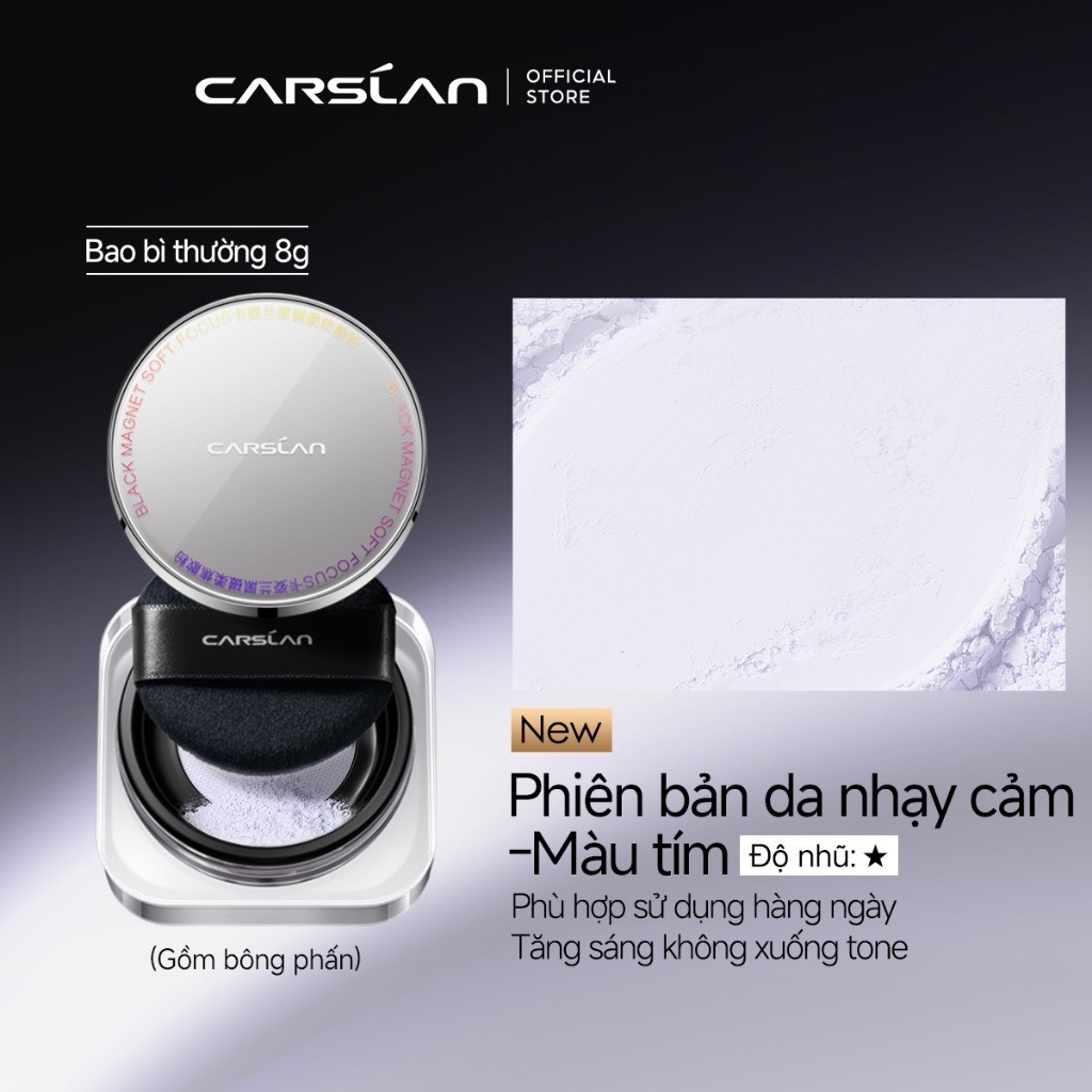Phấn Phủ Bột Kiềm Dầu Carslan 8g