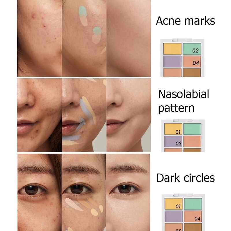 Bảng Che Khuyết Điểm Triệt Sắc Tạo Khối NYX Correcting Concealer