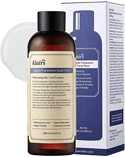 Toner Nước Hoa Hồng Klairs Supple Preparation Unscented Facial