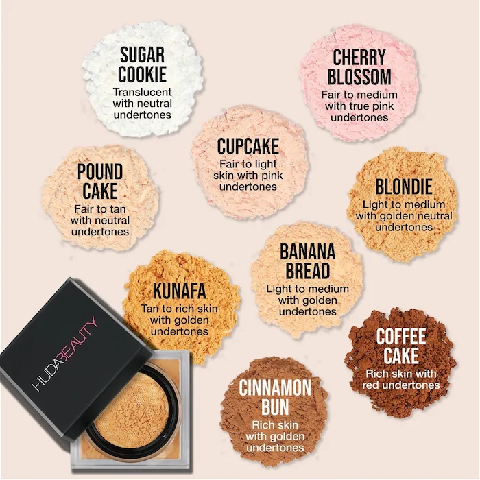 Phấn Phủ Bột Huda Beauty Easy Bake Loose Baking & Setting Powder