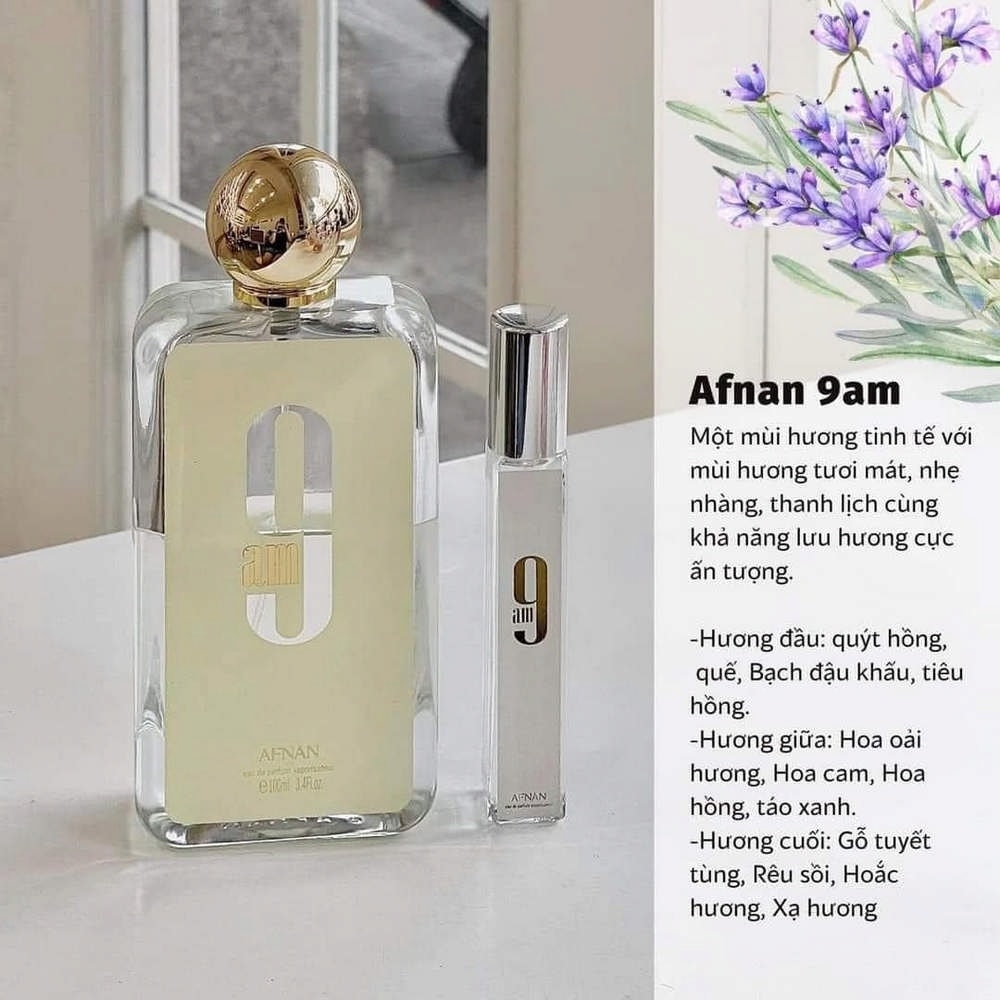 Nước Hoa Nữ Afnan 9 AM