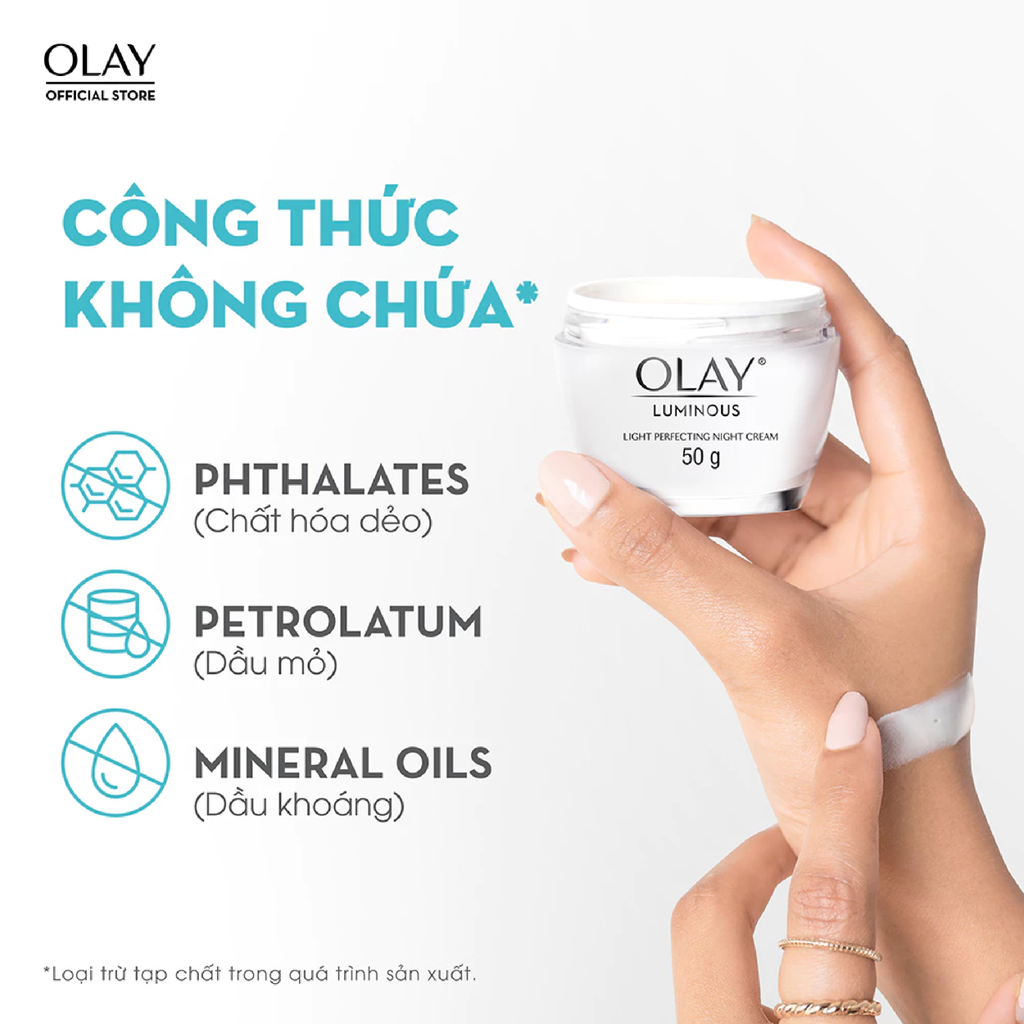 Kem Dưỡng  Olay Luminous Light Perfecting Night Cream  50g